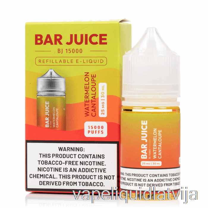 Arbūzu Cantaloupe - Batoniņu Sula - 30ml 25mg Vape šķidrums